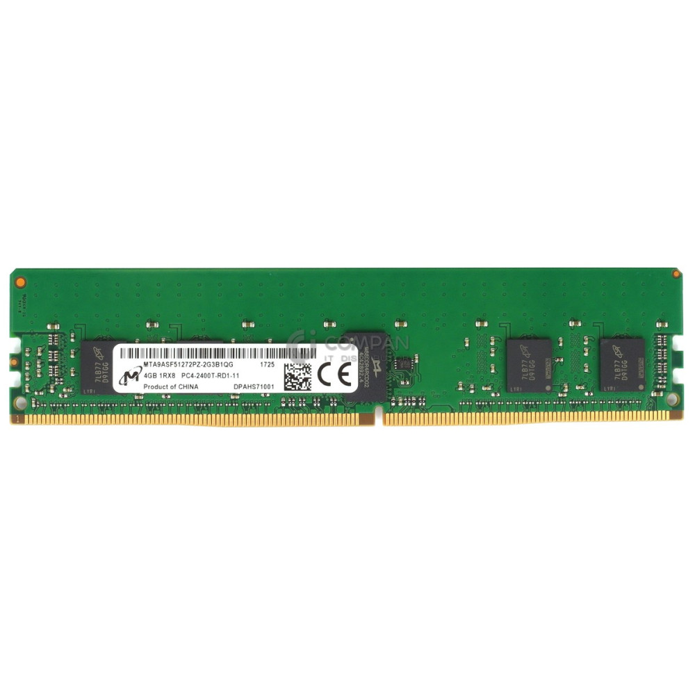 MTA9ASF51272PZ-2G3B1 MICRON DDR4 4GB 1RX8 PC4-19200 2400MHZ RDIMM